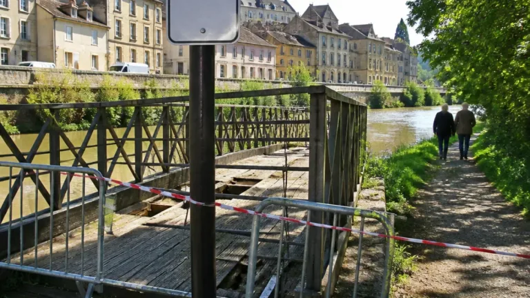 Bar-le-Duc : fermeture temporaire de la passerelle au-dessus de l’Ornain