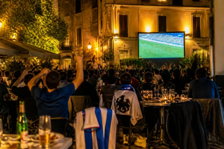 Bastia : la place d'Armes vibre quand le Maroc se qualifie