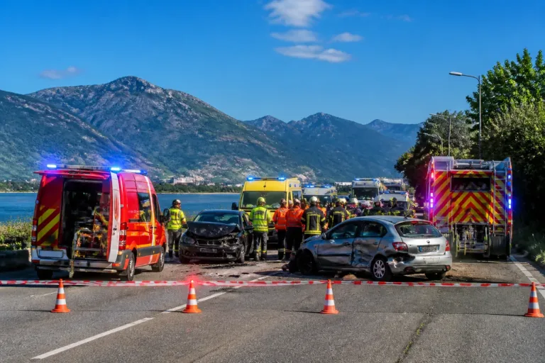 Bastia : trois blessés et circulation coupée après un choc entre deux voitures