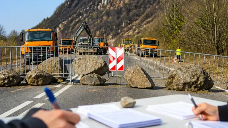 Bavans isolé : la RD663 restera fermée plusieurs semaines, les habitants réclament des mesures d'urgence