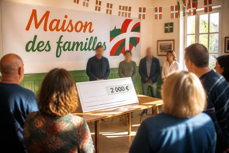 Bayonne : 2 000 € remis pour la Maison des familles, un projet qui monte en puissance