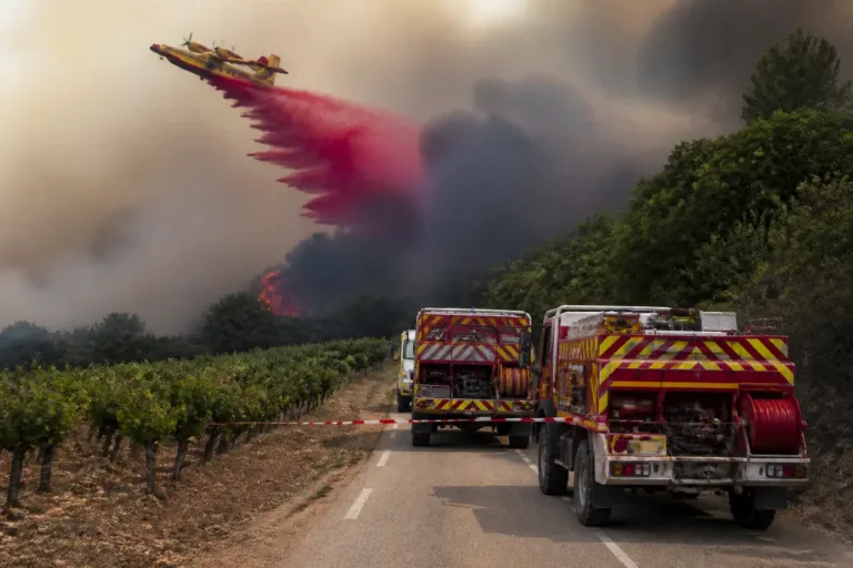 Beaufort: un feu de végétation mobilise d’importants moyens et un Dash de la Sécurité civile