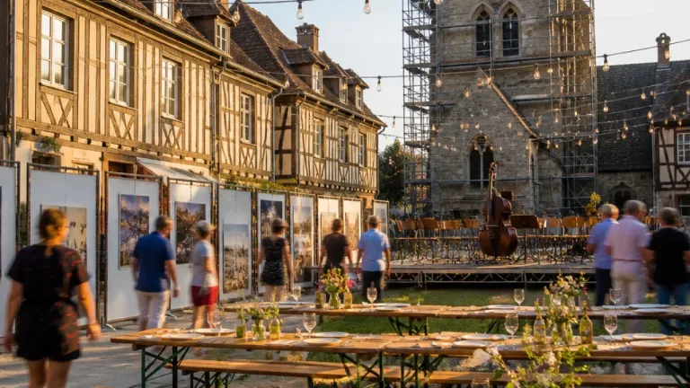 Beaumont‑en‑Auge s’anime tout l’été : concerts, expositions et théâtre en plein air