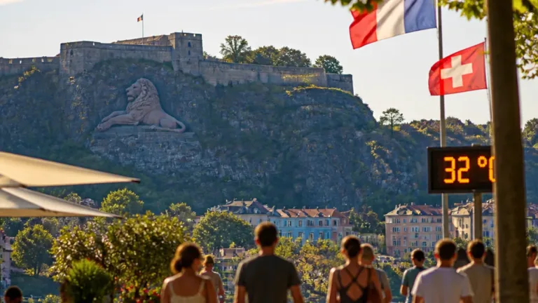 Belfort : journée chaude et généralement sèche attendue lundi 10 août 2026