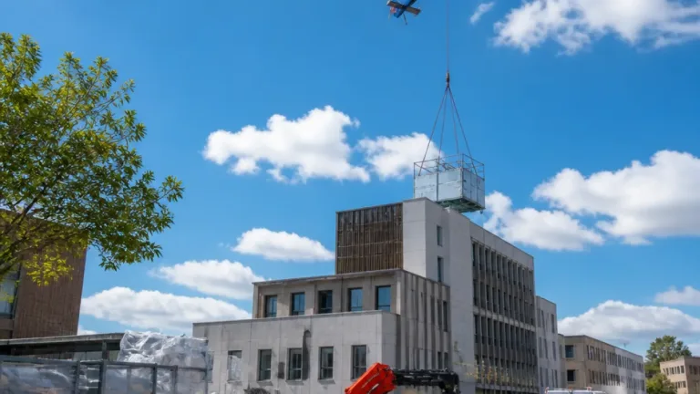 Besançon : héliportage exceptionnel ce dimanche pour le chantier de La City