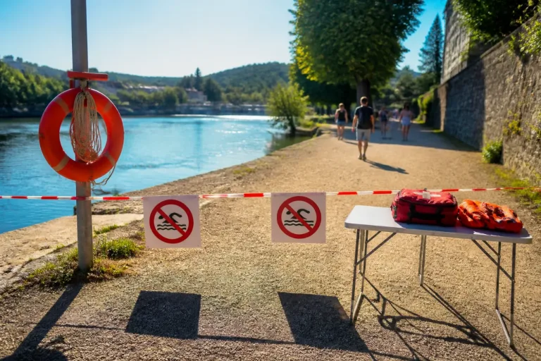 Besançon : la chaleur revient, le Doubs rappelle son danger