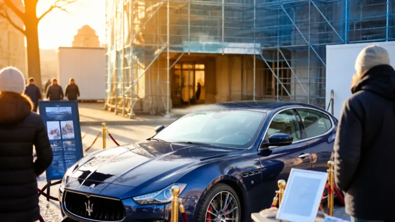 Besançon : une Maserati à gagner pour financer la restauration de la chapelle de la Visitation