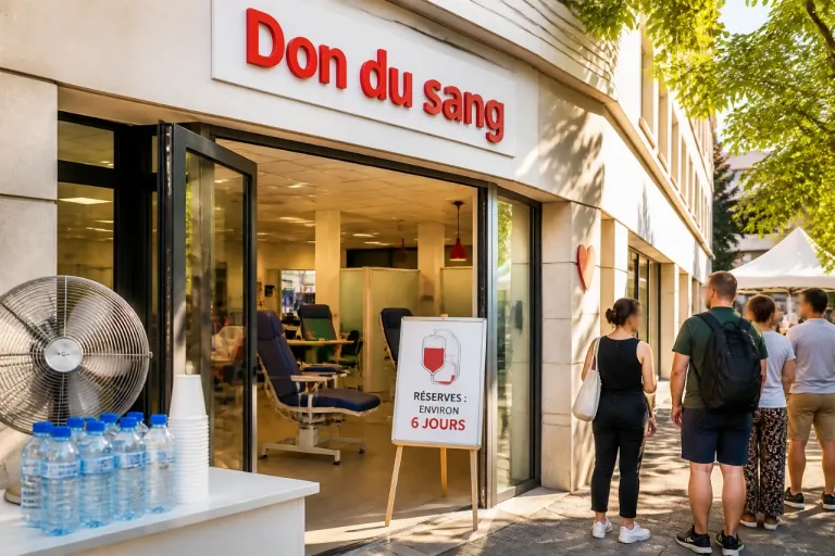Blois : appel urgent aux donneurs de sang alors que les réserves fondent