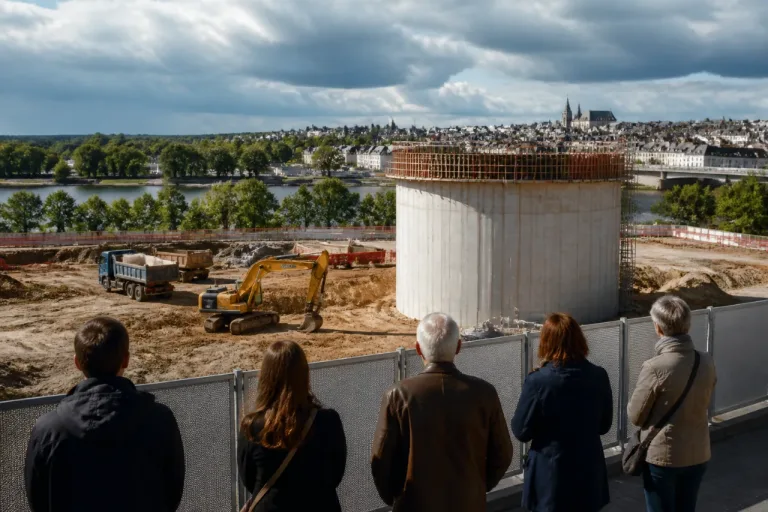 Blois : un bassin de 9 000 m³ pour mieux protéger le centre‑ville des orages