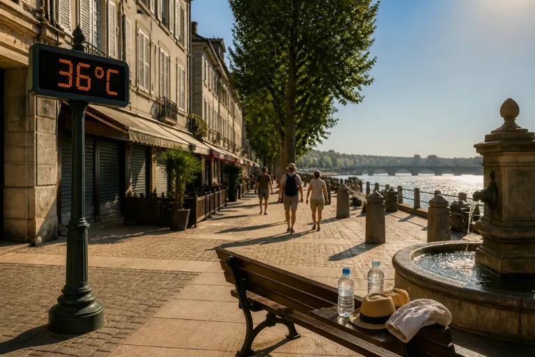 Blois : vigilance chaleur — jeudi 9 juillet, un pic à 36 °C et une nuit lourde