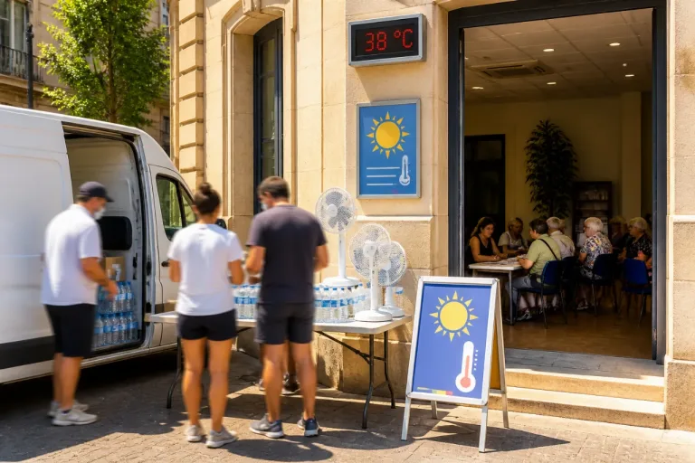 Bordeaux : la Gironde en vigilance orange, les collectivités relancent leurs dispositifs canicule