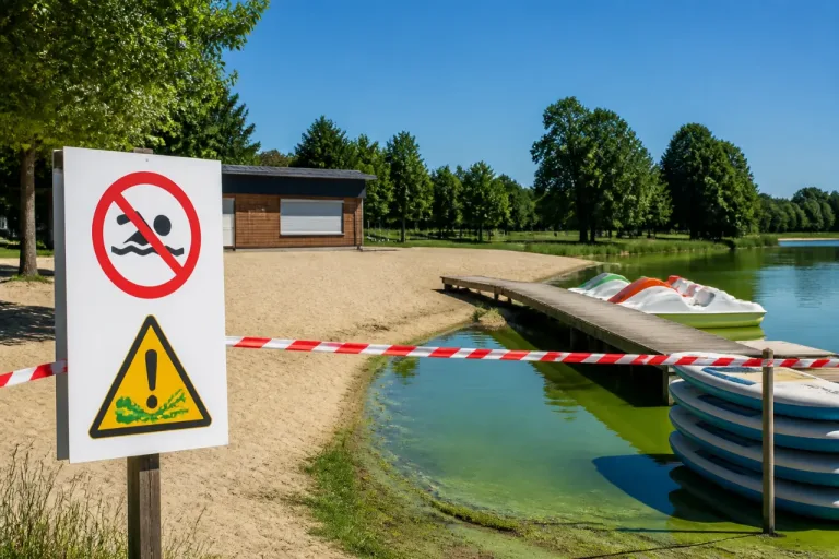 Bourg-d’Hem: baignade suspendue pour cyanobactéries, locations à l’arrêt