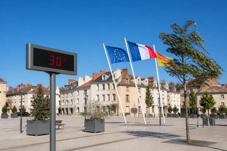 Bourg-en-Bresse : ciel limpide, jusqu’à 30 °C et vent du Nord soutenu ce jeudi
