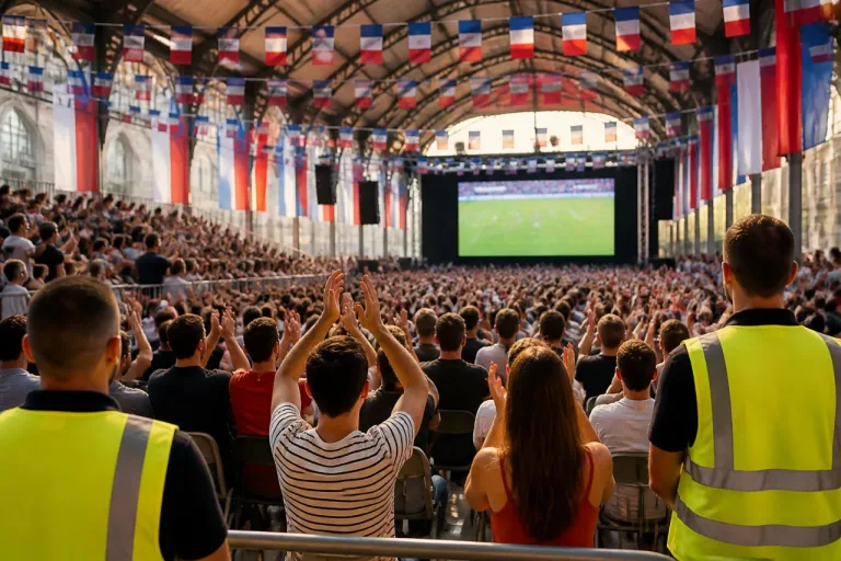 Bourges : la halle au Blé prête pour la demi-finale des Bleus sur écran géant
