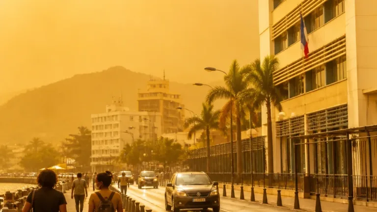 Brume de poussières : la qualité de l’air se détériore, la préfecture déclenche une alerte