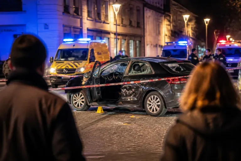 Caen : une voiture criblée de tirs dans la nuit, bilan provisoire de trois blessés