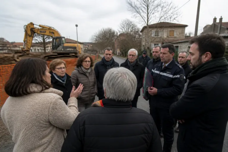 Cahors : chantier de la future caserne, des riverains inquiets et un dialogue sous tension