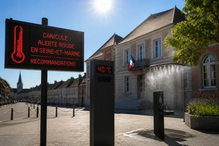 Canicule: alerte rouge en Seine‑et‑Marne, la Marne invitée à redoubler de prudence