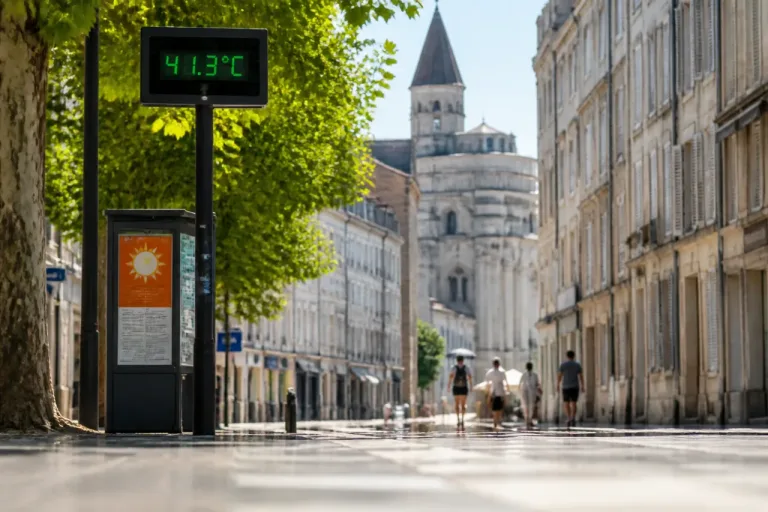 Canicule : Angoulême a frôlé les 42 °C, mesures et prévisions pour la semaine