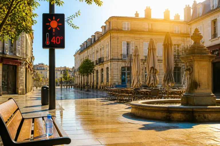 Canicule attendue à Angoulême : les températures pourront frôler 40–41 °C