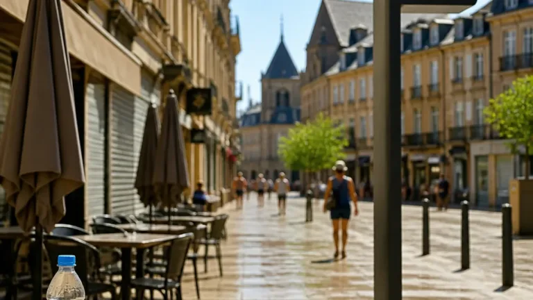Canicule attendue à Charleville-Mézières le 14 août : des pointes à 39 °C en journée