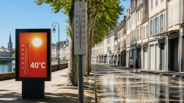 Canicule : Chalon-sur-Saône face à un pic proche de 40 °C jeudi 13 août