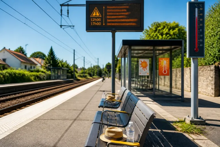 Canicule : circulation TER réduite entre midi et 17 h en Loire‑Atlantique, anticiper vos déplacements