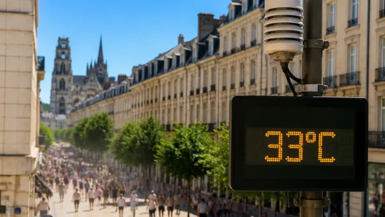 Canicule estivale attendue ce week‑end en Marne : pic à 33°C et vigilance ozone