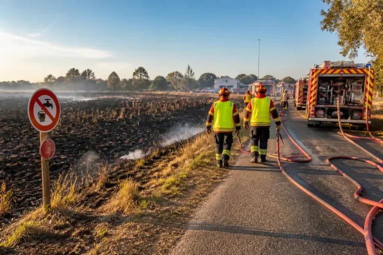 Canicule et feux : la saison débute « d’une exceptionnelle intensité » près de la Brenne