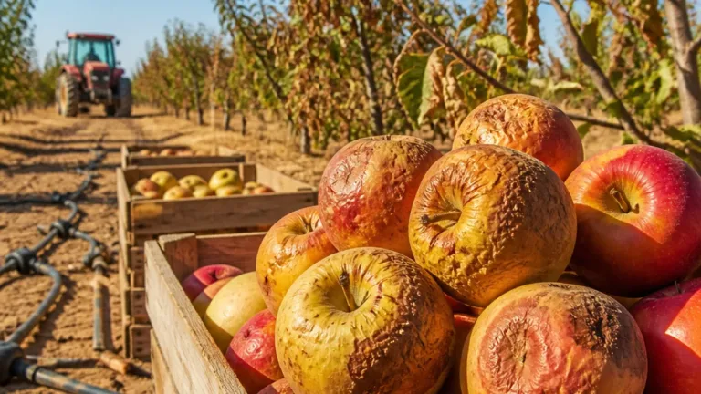 Canicule et sécheresse fragilisent les vergers : une récolte de pommes compromise