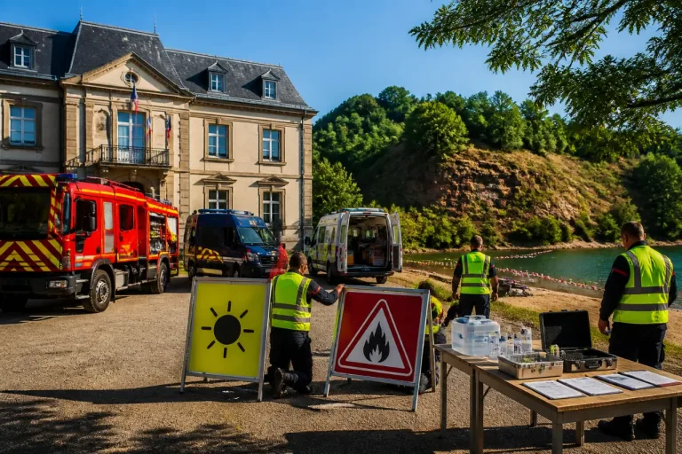 Canicule, feux de végétation, baignades : la préfecture renforce la sécurité en Corrèze cet été
