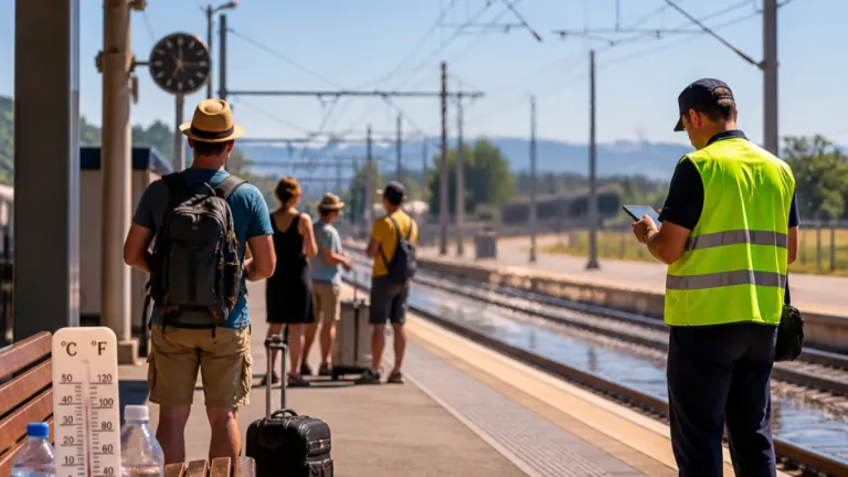 Canicule : la circulation réduite sur la ligne Clermont–Nevers–Paris, perturbations à Nevers