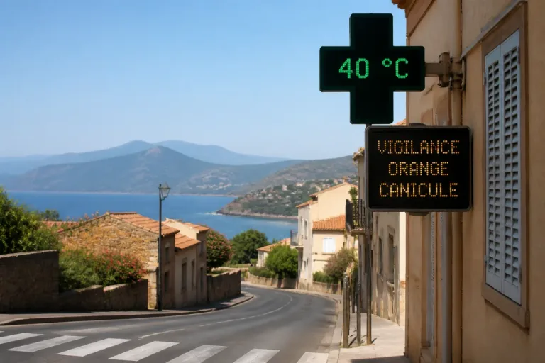 Canicule: la Corse-du-Sud maintenue en vigilance orange jusqu’à jeudi matin