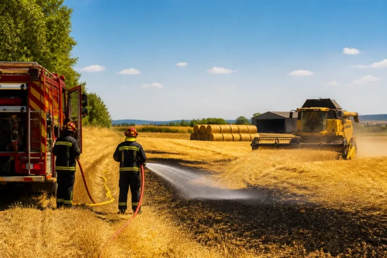 Canicule: la ministre de l’Agriculture en visite à Aulnay-la-Rivière pour les moissons