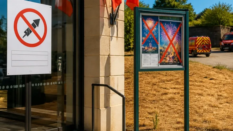 Canicule : la préfecture de la Sarthe interdit tous les feux d’artifice du 10 au 15 juillet