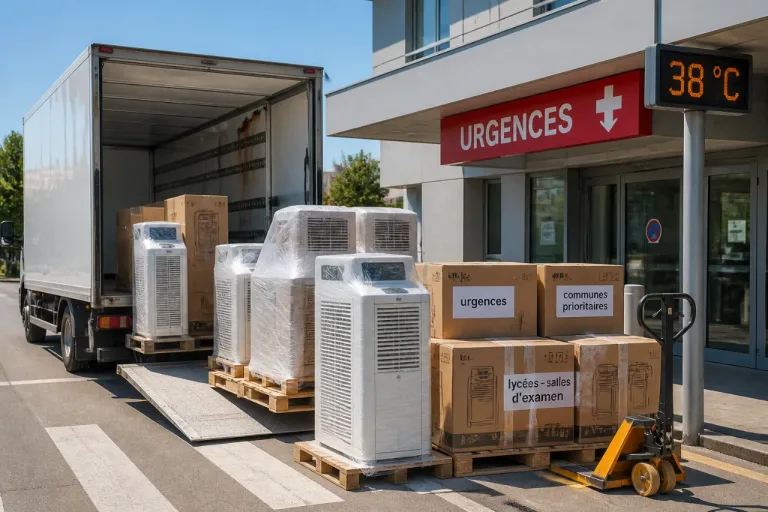 Canicule: la Région débloque 10 M€ pour équiper urgences, communes et lycées