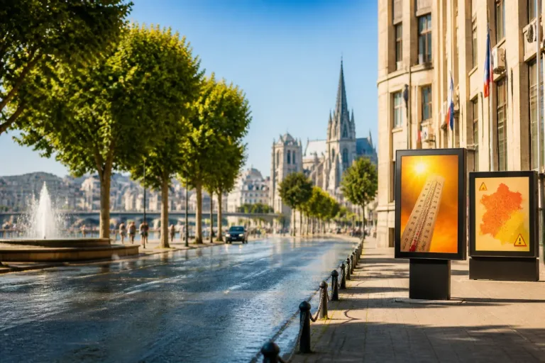 Canicule : la Seine‑Maritime placée en vigilance orange pour vendredi, températures supérieures à 35°C