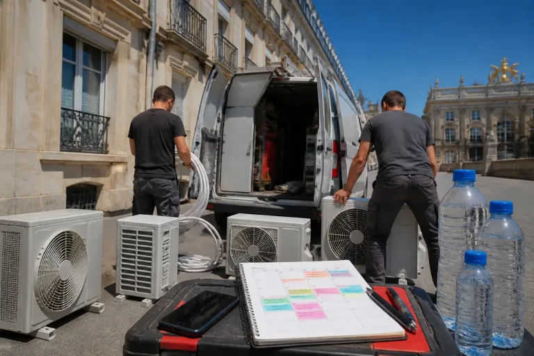 Canicule : les chauffagistes de Nancy débordés, délais et week-ends travaillés pour répondre à la demande