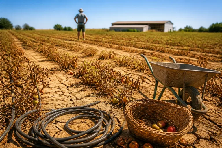 Canicule : un maraîcher de Nérac évalue à près d'un tiers ses récoltes perdues