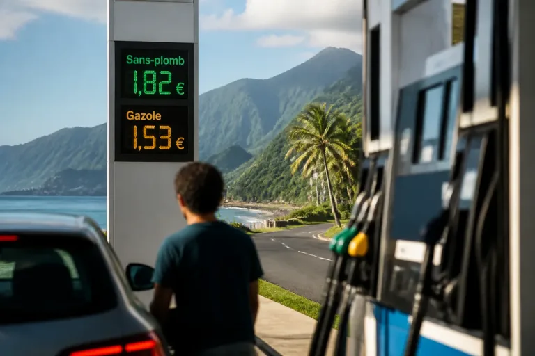 Carburants en nette baisse à La Réunion : sans-plomb à 1,82 € et gazole à 1,53 € dès le 1er juillet