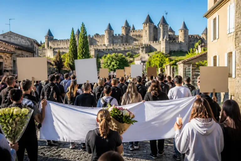 Carcassonne : plusieurs centaines de personnes manifestent pour « Louis » et réclament justice