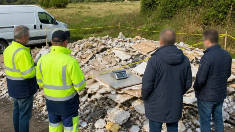 Caudan : 560 kg de déchets abandonnés en campagne, l'entreprise responsable identifiée