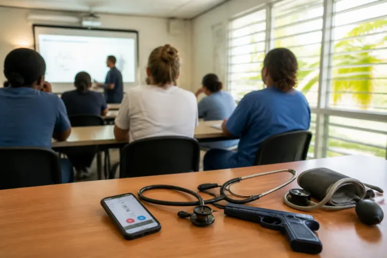 Cayenne: une formation express pour protéger les soignants après le braquage d’un infirmier