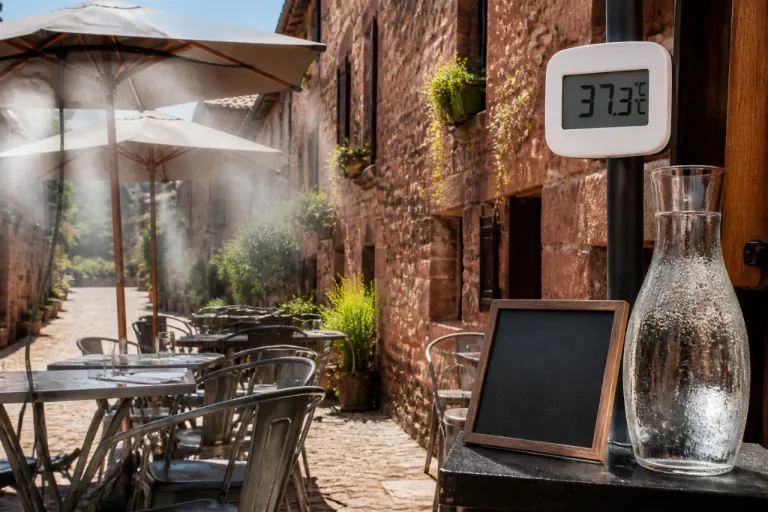 Chaleur accablante en Corrèze : cafés et restos s’adaptent, la clientèle se fait rare