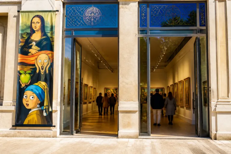 Châlons-en-Champagne : la Duduchothèque dévoile le regard de Cabu sur l'histoire de l'art