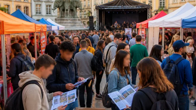 Chambéry : Campus en Ville accueille les étudiants place des Éléphants le 10 septembre