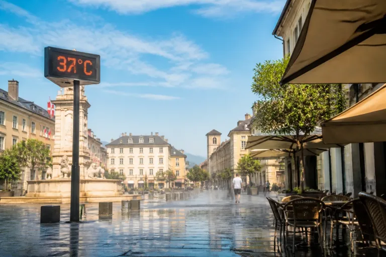 Chambéry : chaleur marquée mardi 7 juillet, jusqu’à 37°C attendus