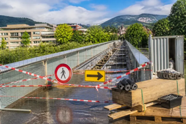 Chambéry: la passerelle Gabriel-Rossetti fermée trois semaines pour sécurisation
