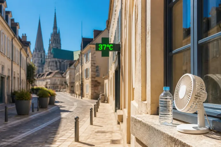 Chartres : forte chaleur attendue mardi, jusqu’à 37 °C en journée