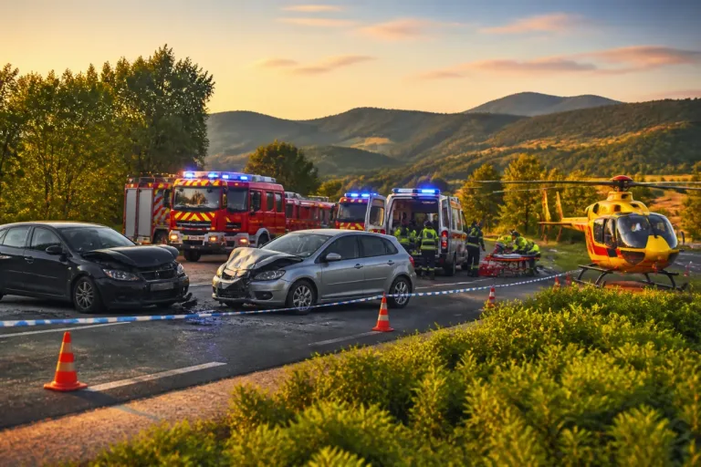Château-Arnoux-Saint-Auban: collision frontale sur la D4085, deux morts dont un enfant